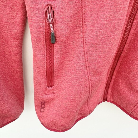 McKinley Women Size XS Long Sleeve Full Zip Pink Hiking Inside Pockets Jacket - Picture 15 of 16